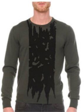 Alexander McQueen Obscur Shadow Grey Sweater Men’s small